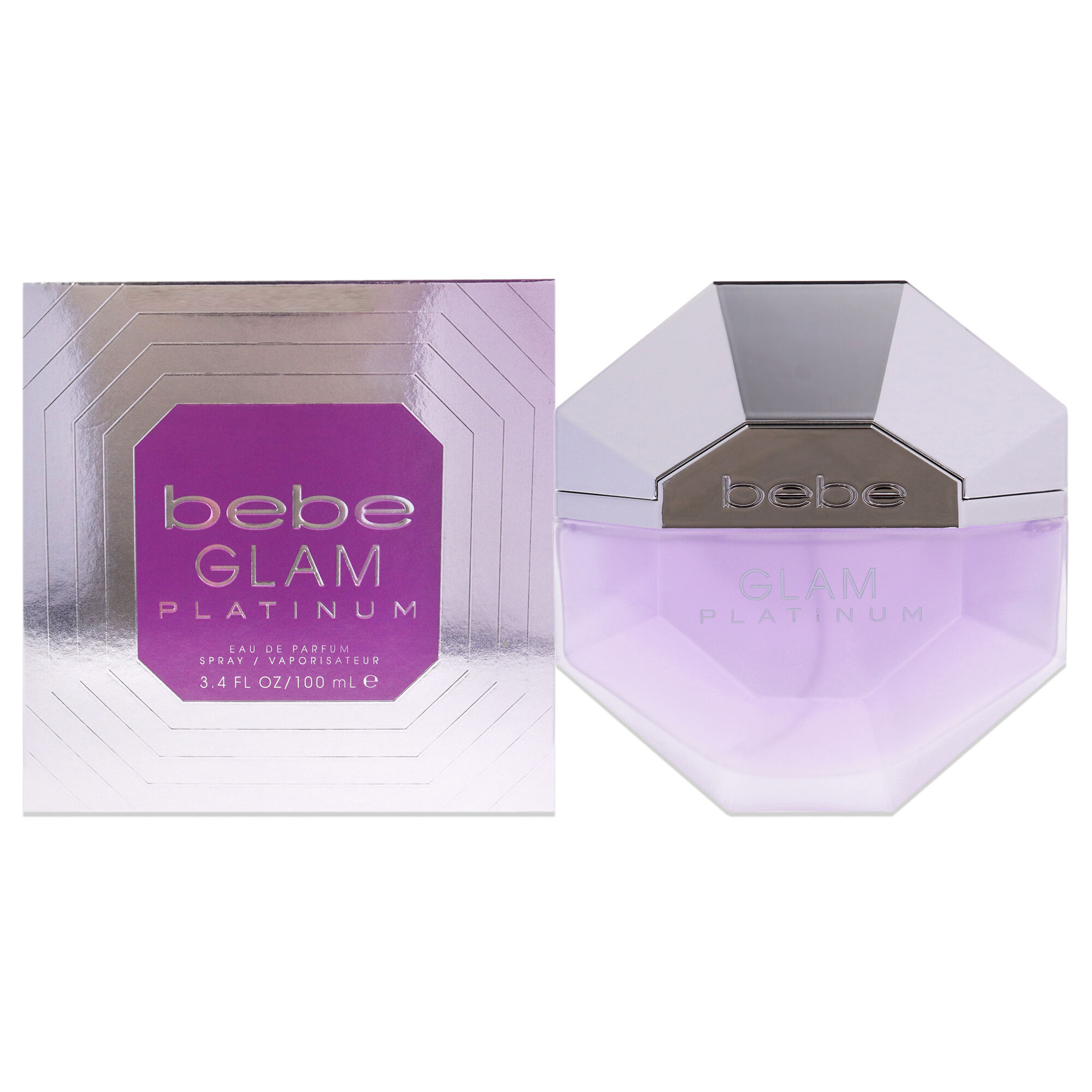 Bebe Bebe Glam Platinum Eau De Parfum Spray 3.4 oz 