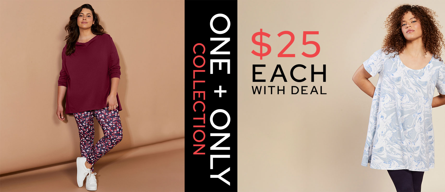 one and only collection - tees and leggings $25 each